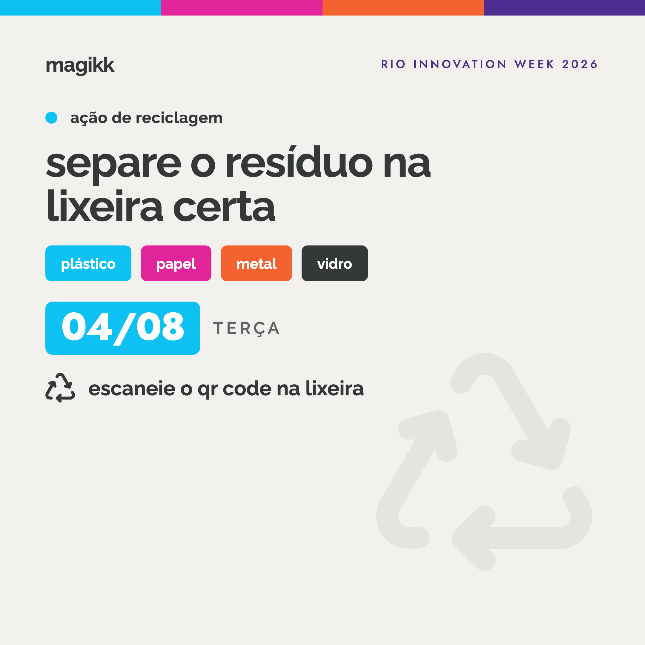 Eu Reciclei no RIW - 04.08