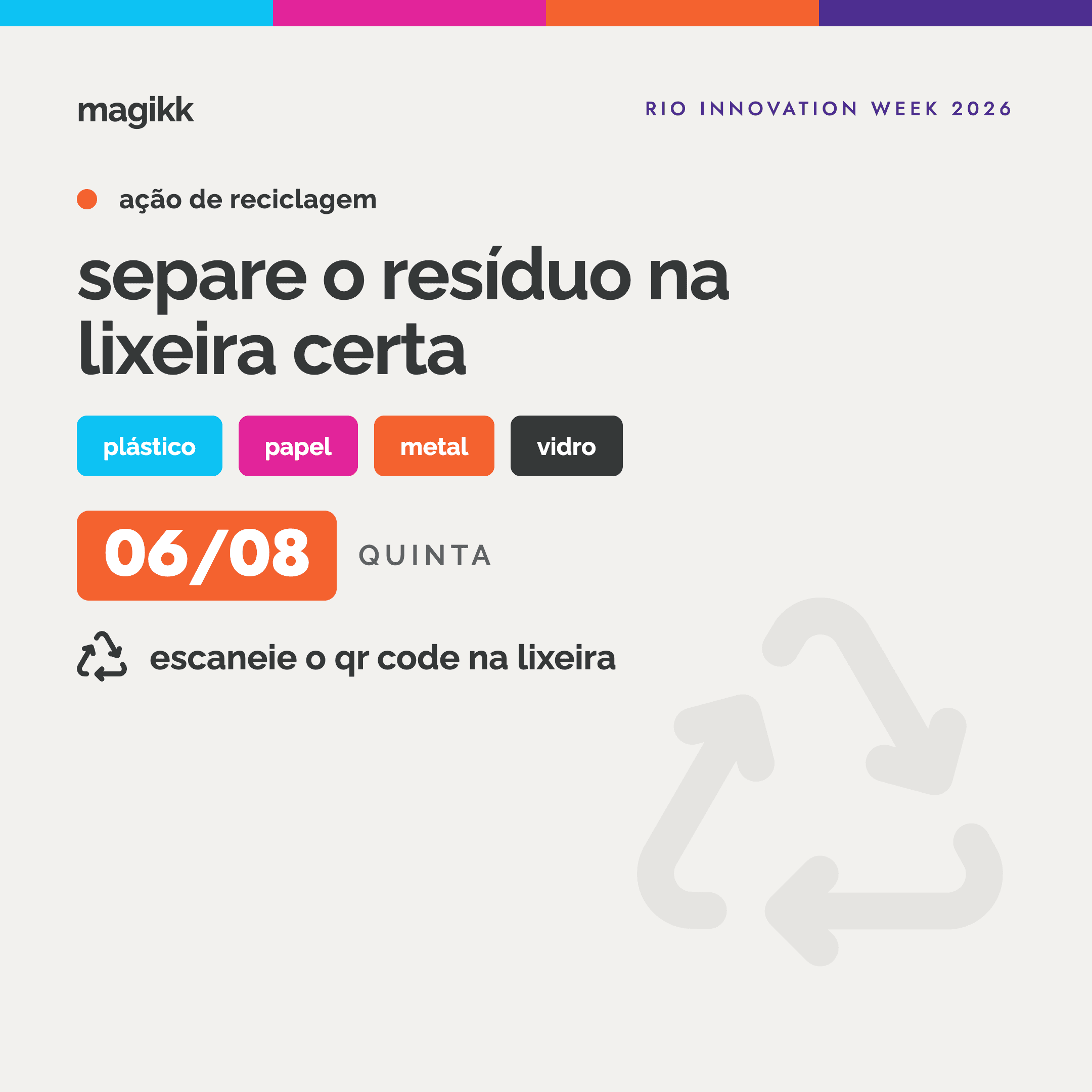 Eu Reciclei no RIW - 06.08